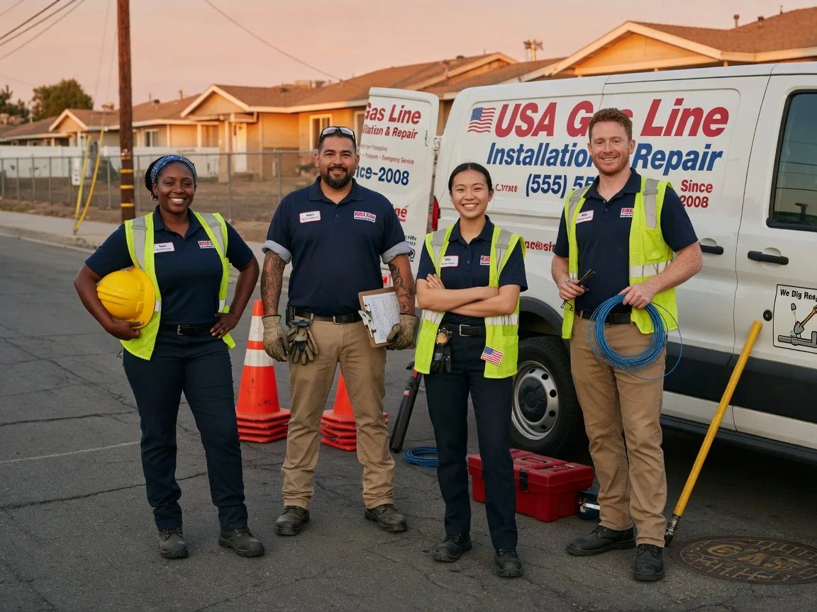 Gas Line Installation company in Mitchells, VA